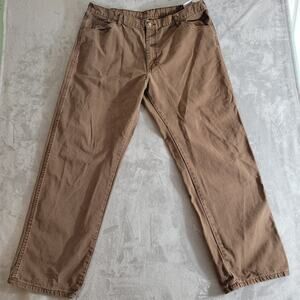 Dickies mens pants 40x32 brown work outdoors 100 percent cotton